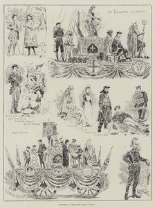 Sketches at the Lord Mayor